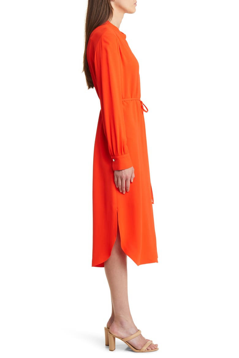 Dibanorah Long Sleeve Midi Dress, Alternate, color, BT ORGE