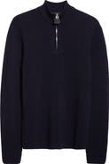 Dolce&Gabbana Virgin Wool Quarter Zip Sweater