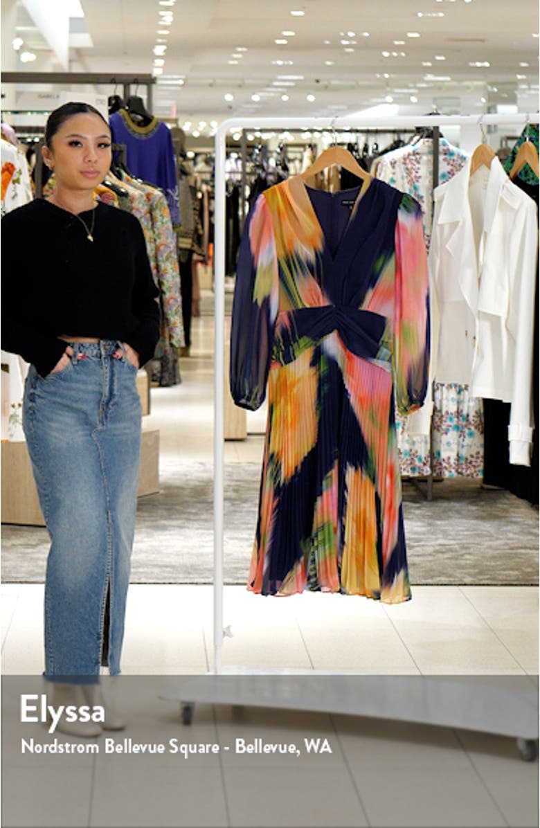 Floral Pleated Dress, sales video thumbnail