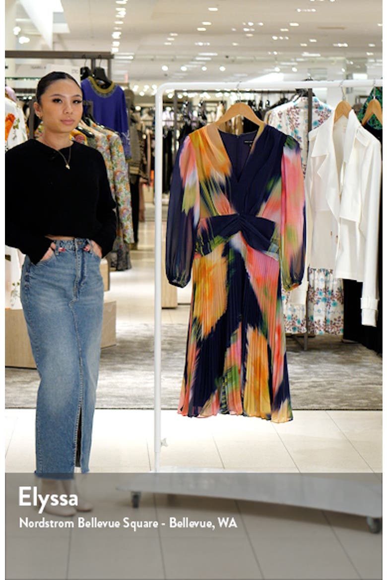 Floral Pleated Dress video