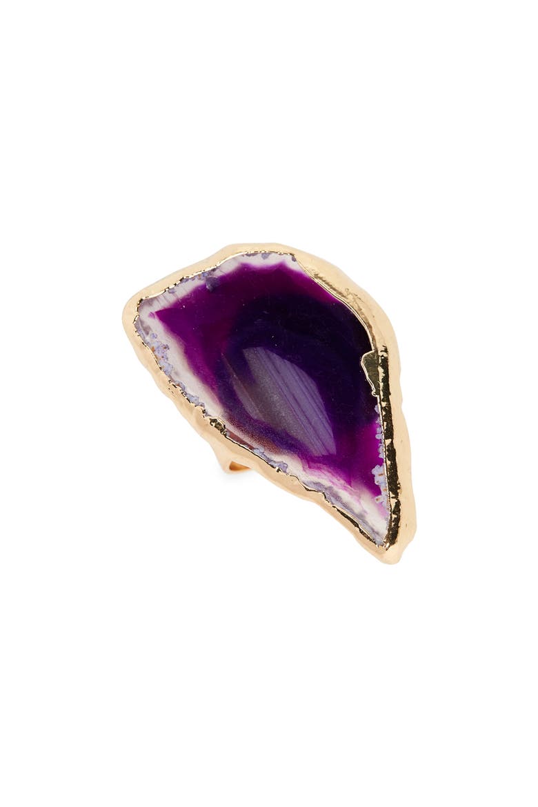 Agate Ring, Main, color, PURPLE
