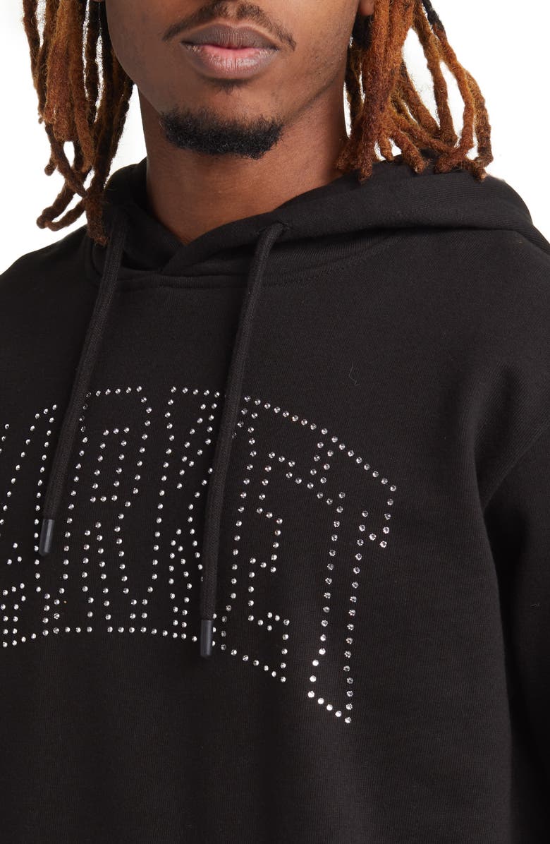MARKET Arc Swarovski<sup>®</sup> Crystal Embellished Cotton Logo Hoodie, Alternate, color, 