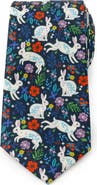 Cufflinks, Inc. Rabbit Floral Cotton Tie