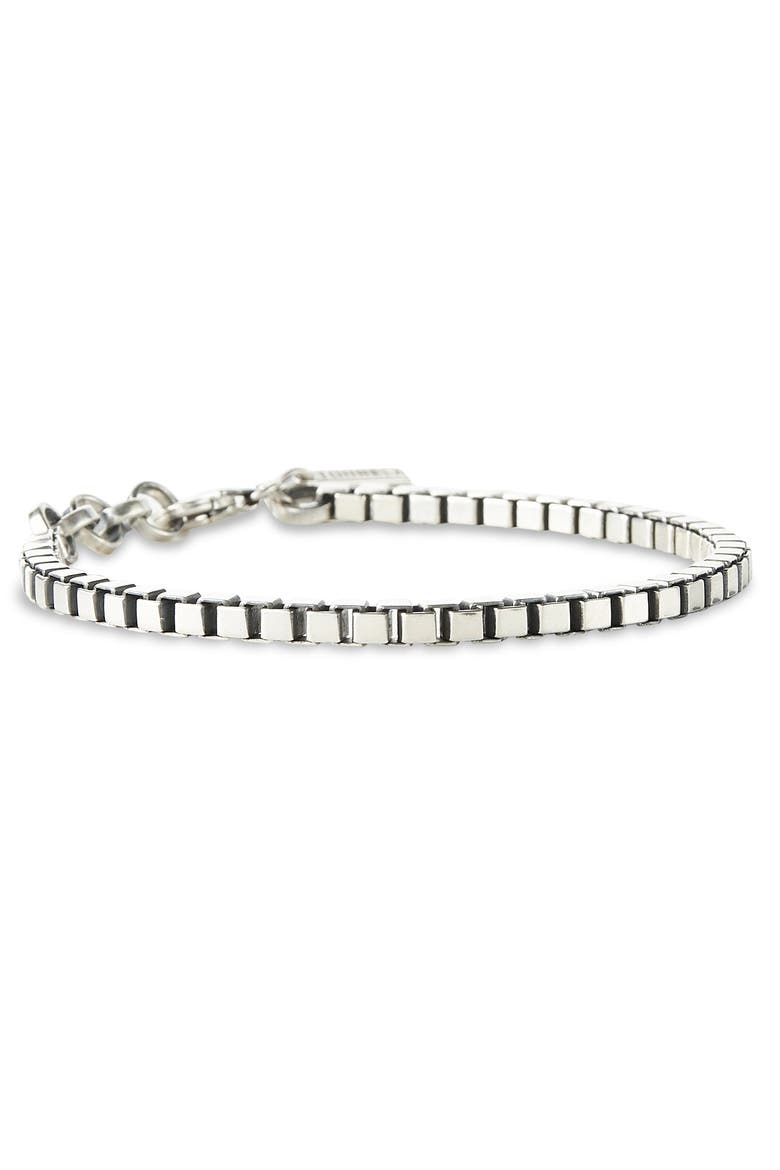 Venetian Silver Bracelet, Alternate, color, Sterling Silver
