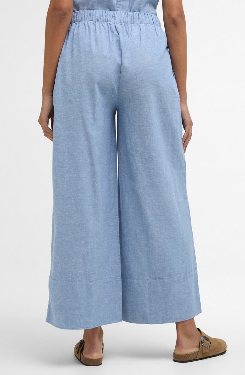 Barbour Josie Linen & Cotton Pants, Alternate, color, Light Chambray