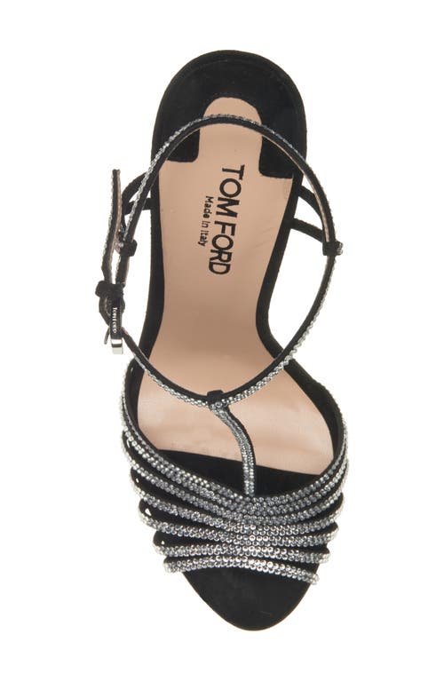Tom Ford Jerry Crystal T-strap Sandal
