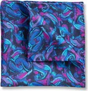 Beau Ties of Vermont Studiosa Silk Pocket Square