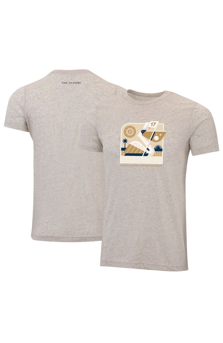 AHEAD Men's Ahead  Cream THE PLAYERS Pelican 17th Flag Instant Classic Tri-Blend T-Shirt, Main, color, Cream