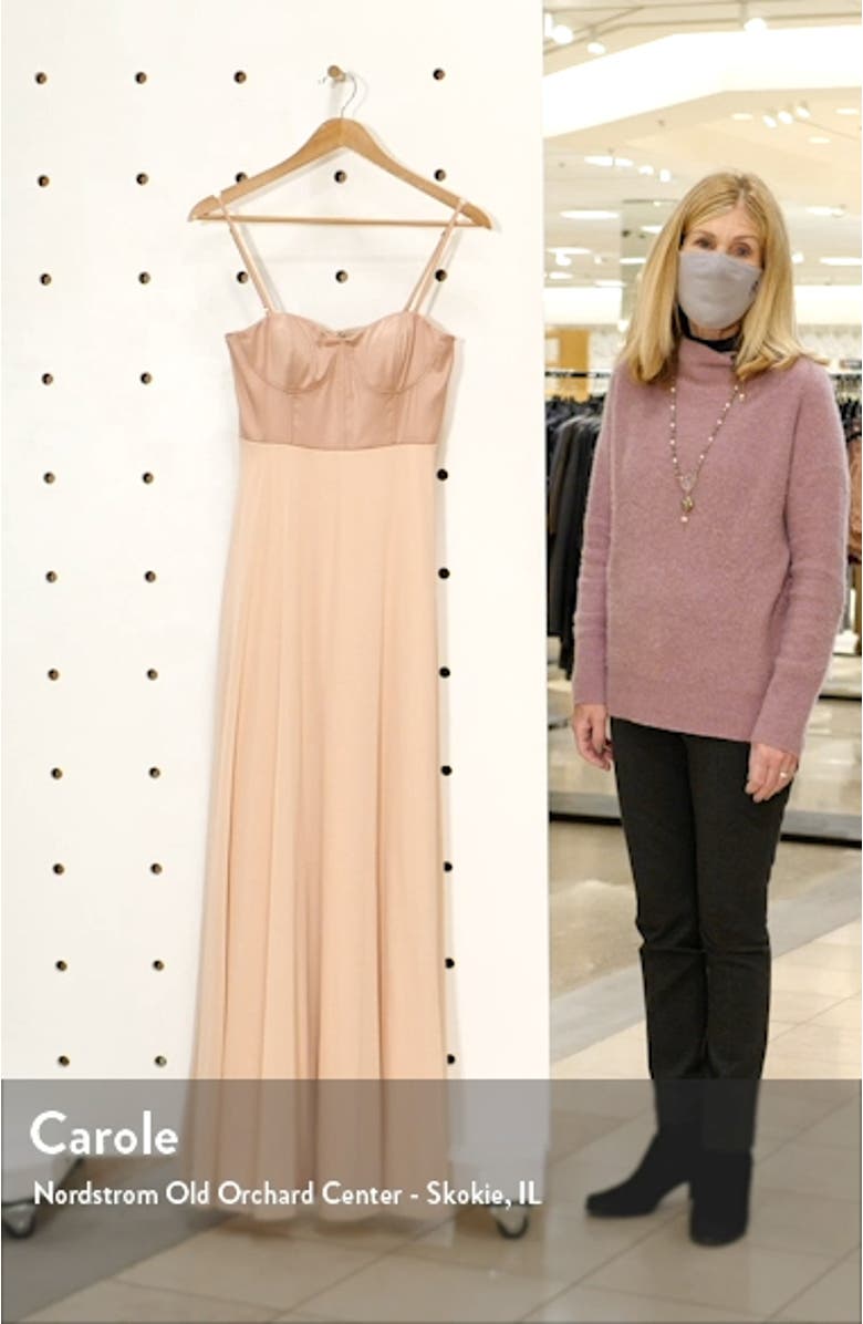 Best Part of Me Satin Bustier Chiffon Gown, sales video thumbnail