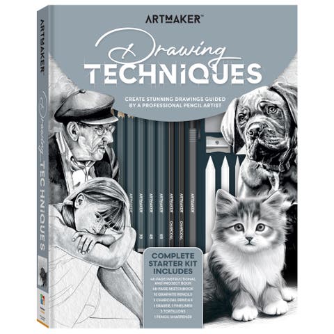 Drawing Techniques, Complete Studio Starter Kit, Instruction Book