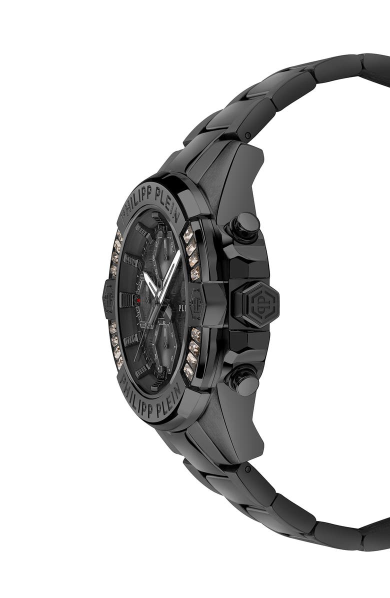 PHILIPP PLEIN The $kull Chronograph Bracelet Watch, 44mm, Alternate, color,