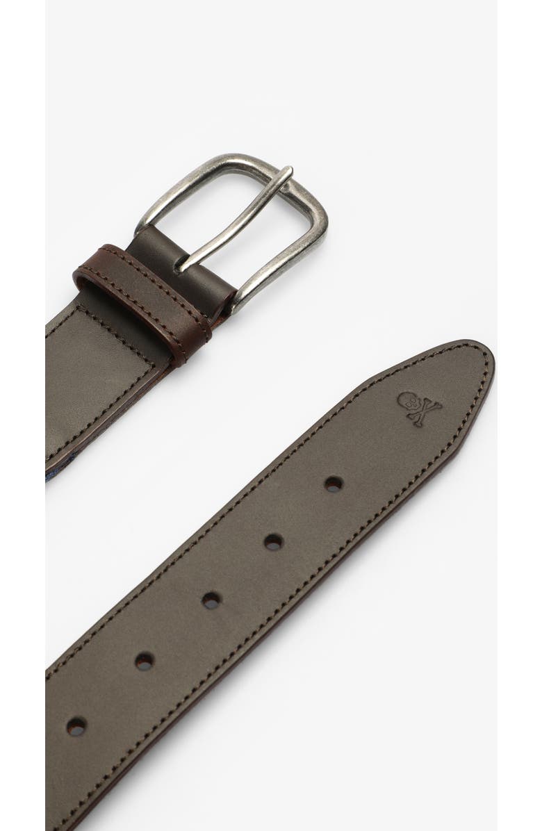 Scalpers Geometric print belt, Alternate, color, Blue