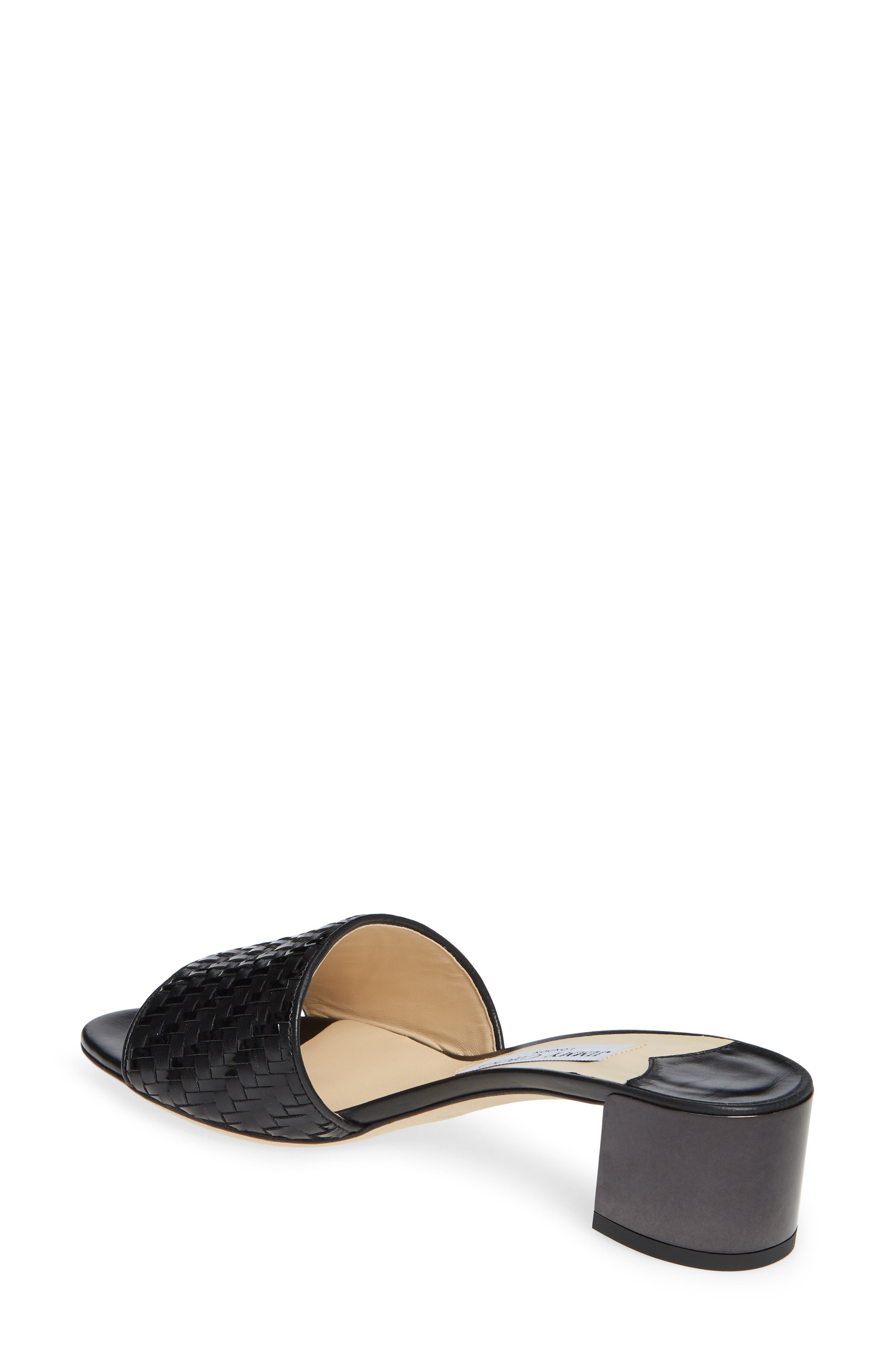 Jimmy Choo Joni Woven Slide Sandal, Alternate, color, 