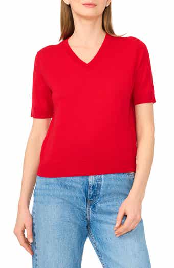 Ted Baker V-Neck Short Sleeve Sweater