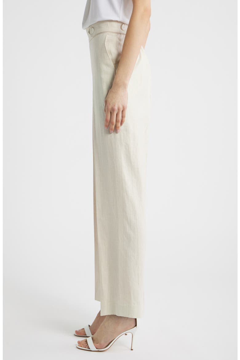 Pull-On Crop Wide Leg Pants, Alternate, color, NATURAL GRAIN