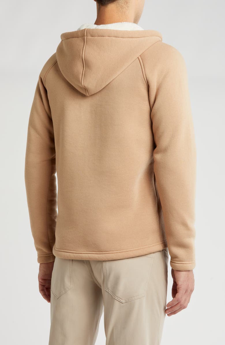 Vintage 1946 Faux Shearling Lined Zip Hooded Jacket, Alternate, color,