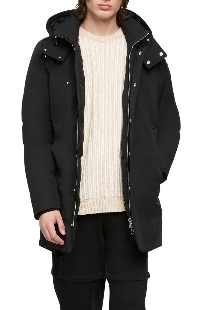 Moose Knuckles Saint Ulric Fleece Lined Down Parka, Main, color, 