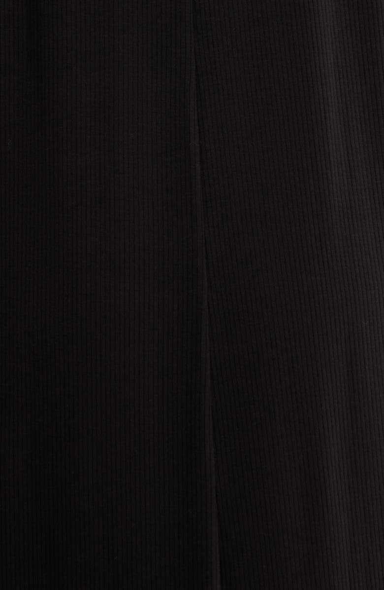 Eileen Fisher Rib Knit Tank Midi Dress, Alternate, color, Black