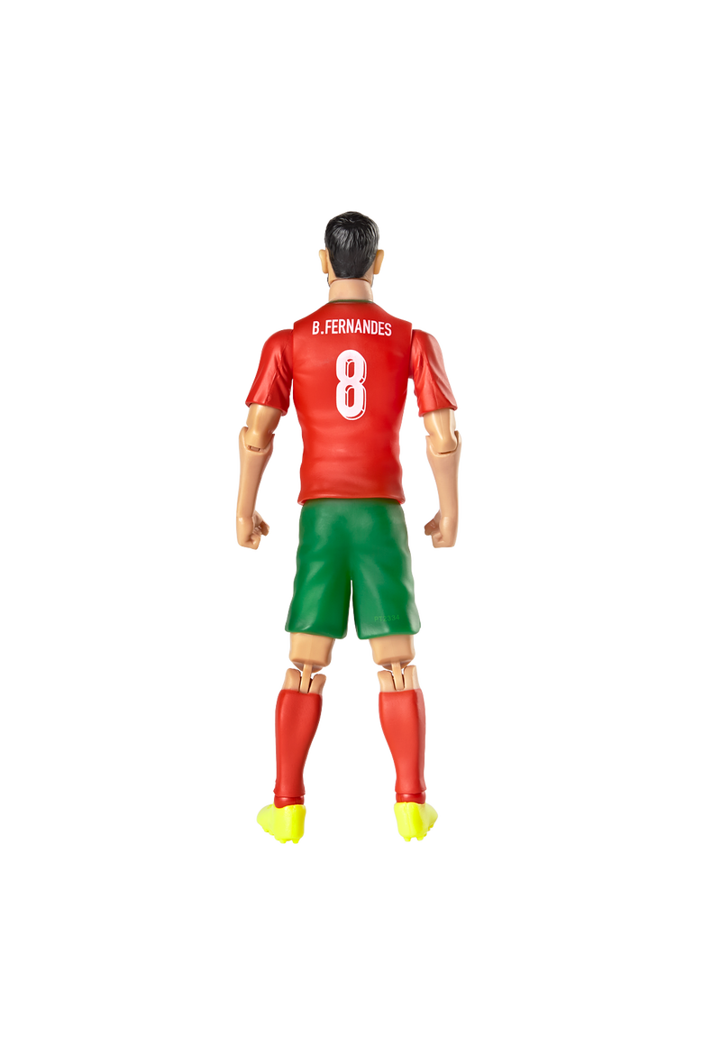SOCKERS Portugal National Bruno Fernandes 8" Collectible Soccer Action Figure, Alternate, color, No Color