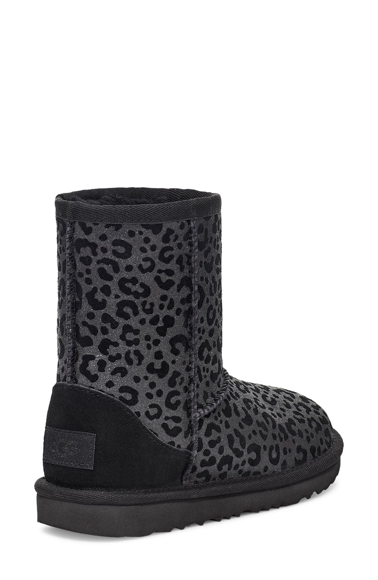 UGG<sup>®</sup> Classic II Glitter Leopard Boot, Alternate, color, 