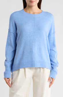 Vince Camuto Center Seam Crewneck Sweater