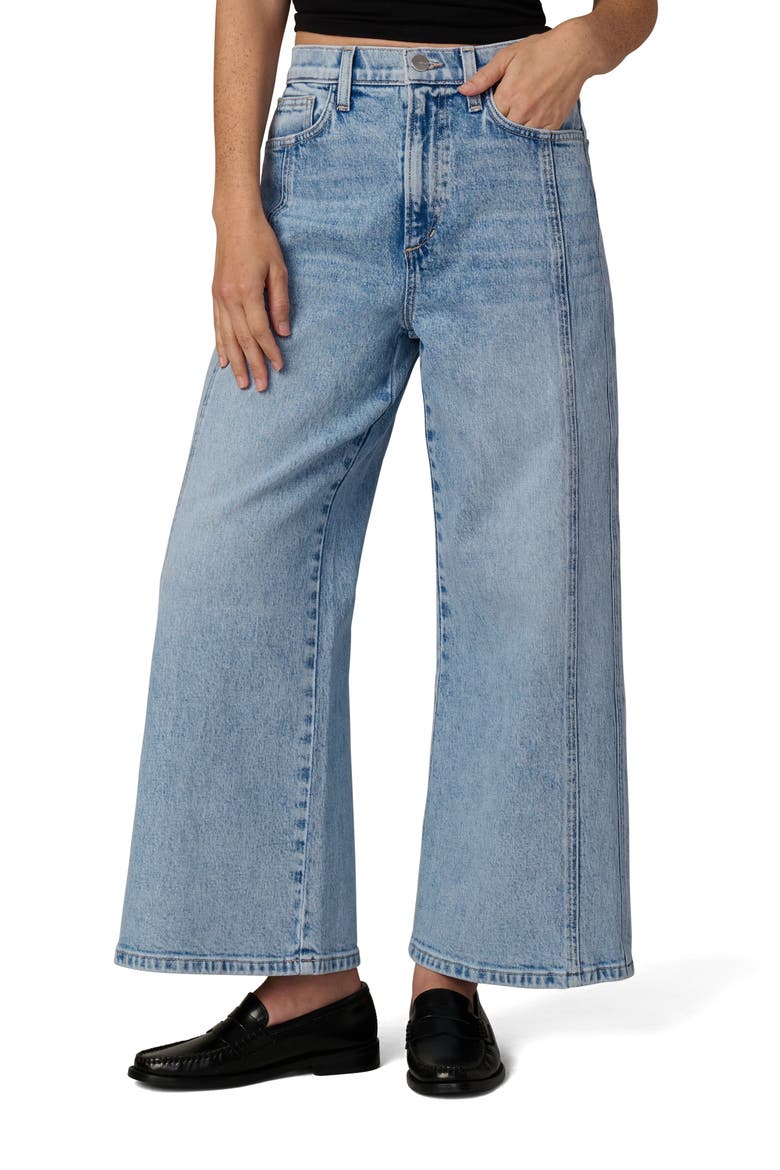 The Mia High Waist Ankle Wide Leg Jeans, Main, color, GENUINE