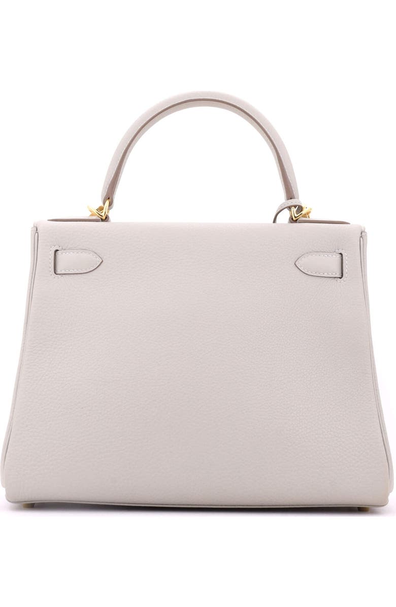 Pre-Owned Hermes Kelly Handbag Grey Togo with Gold Hardware 28, Alternate, color, Gris Perle