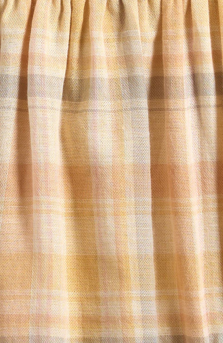 Rylee + Cru Julia Pastel Plaid Cotton Romper, Alternate, color, Plaid