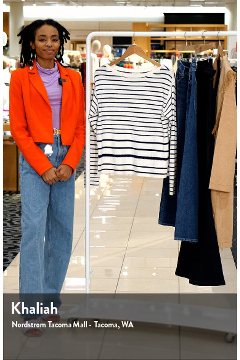 Stripe Boatneck Sweater video