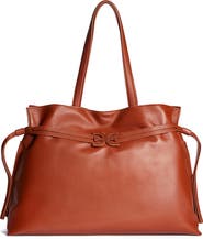 Sam Edelman Large Poppy Drawstring Leather Crossbody Bag