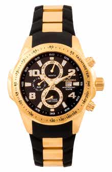 AQUASWISS Men's Trax II Stainless Steel Watch, 43mm x 53mm