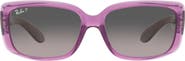 Ray-Ban 58mm Gradient Rectangular Sunglasses