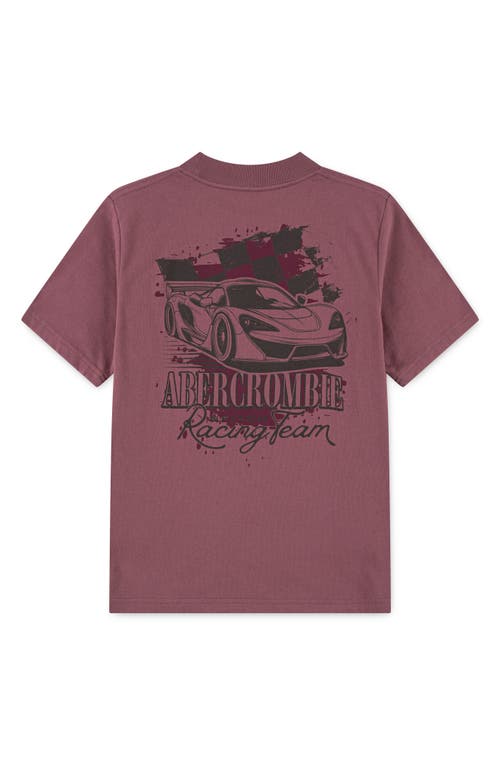 Abercrombie Kids Kids' Racing Team Graphic Tee In Brown