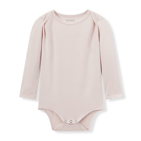 Luxe Solid Long Sleeve One Piece (Baby)