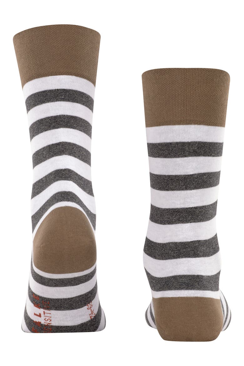 Sensitive Mapped Line Crew Socks, Alternate, color, PEBBLE