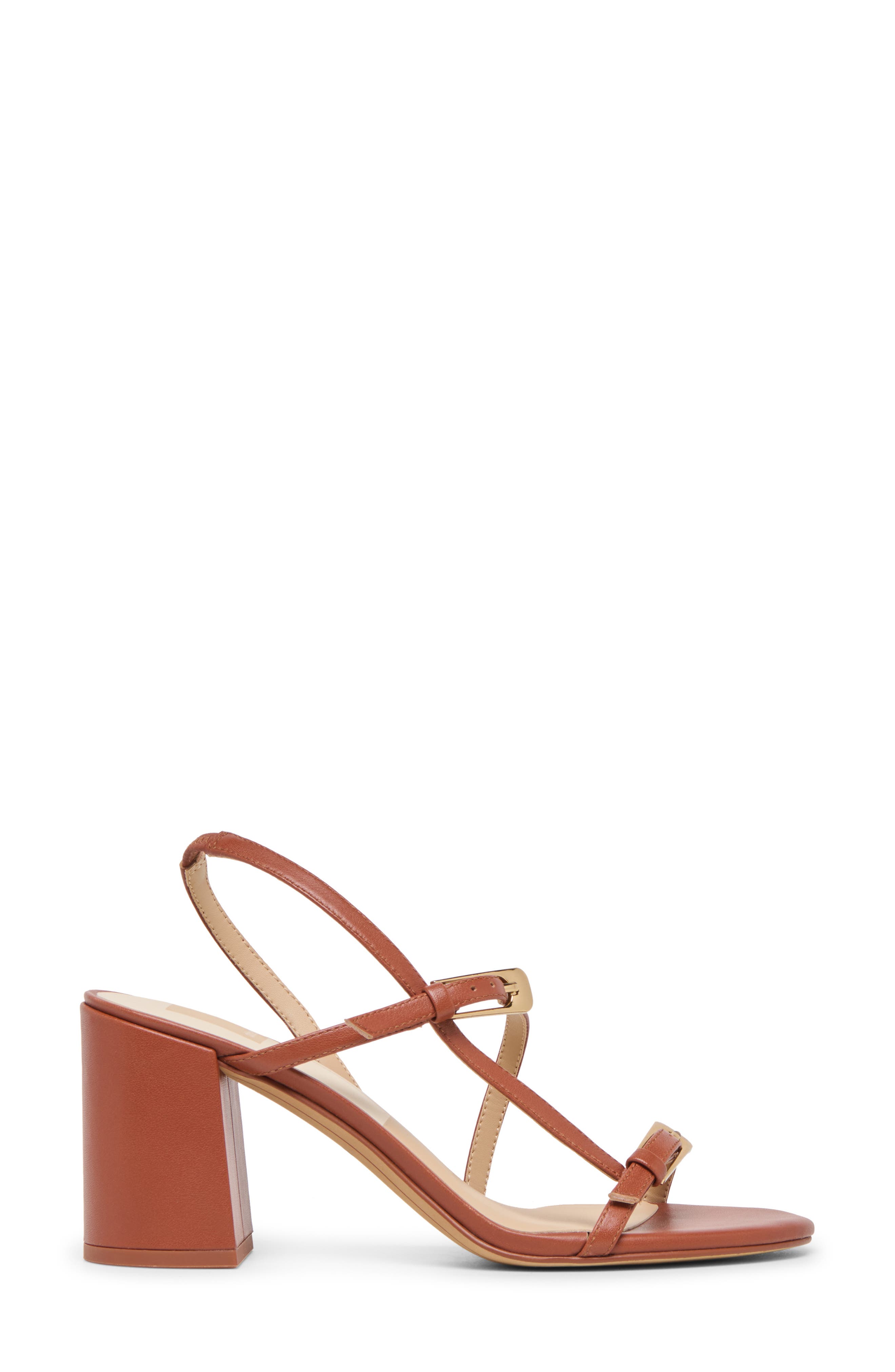 Dolce Vita Faye Slingback Sandal, Alternate, color, Cognac Leather