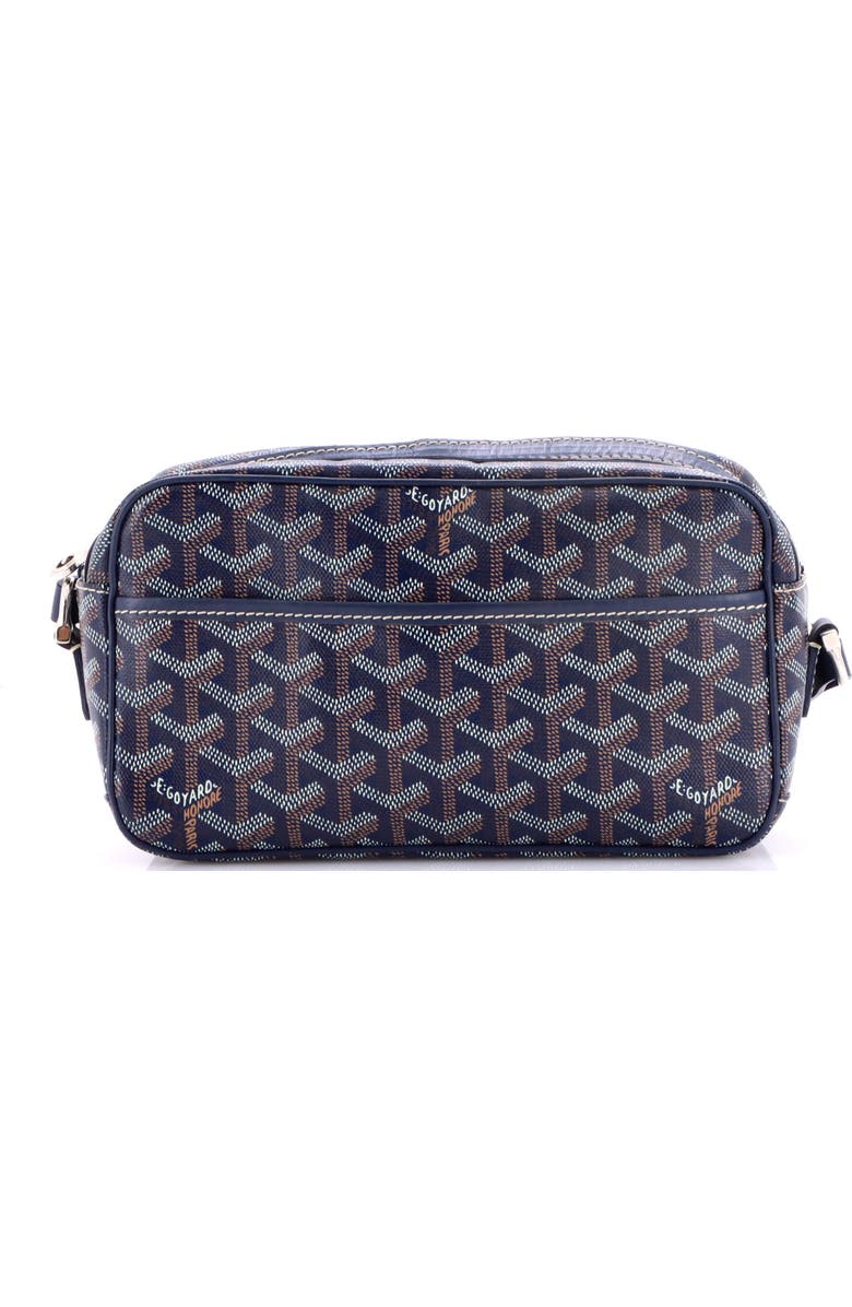 Pre-Owned Goyard Cap Vert Bag Coated Canvas, Main, color, Blue