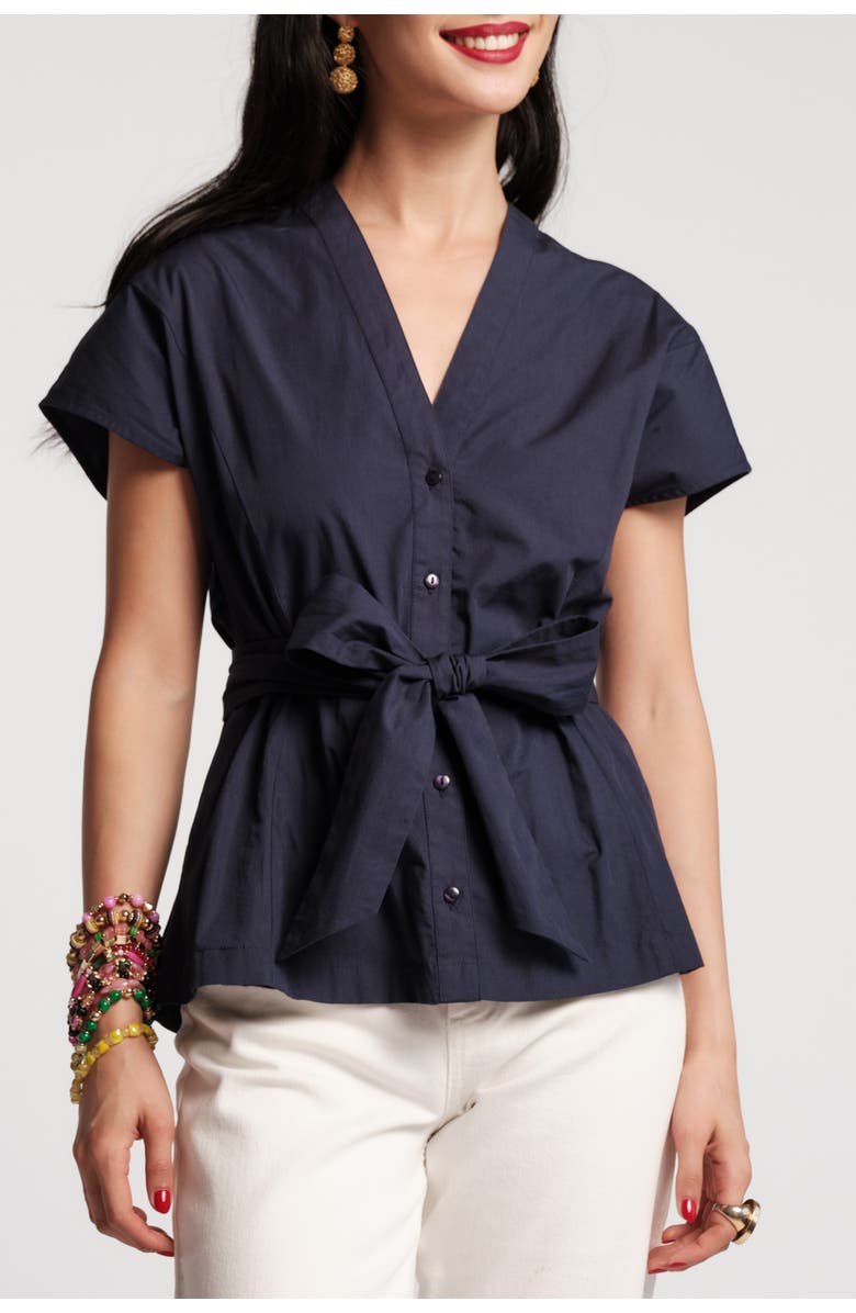 Frances Valentine Eve Top, Main, color, Navy