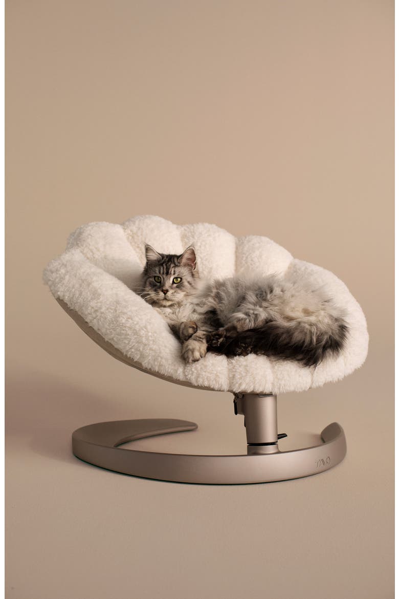 Shell™ Pet Bed & Swaying Lounger, Alternate, color, NATURAL - IVORY