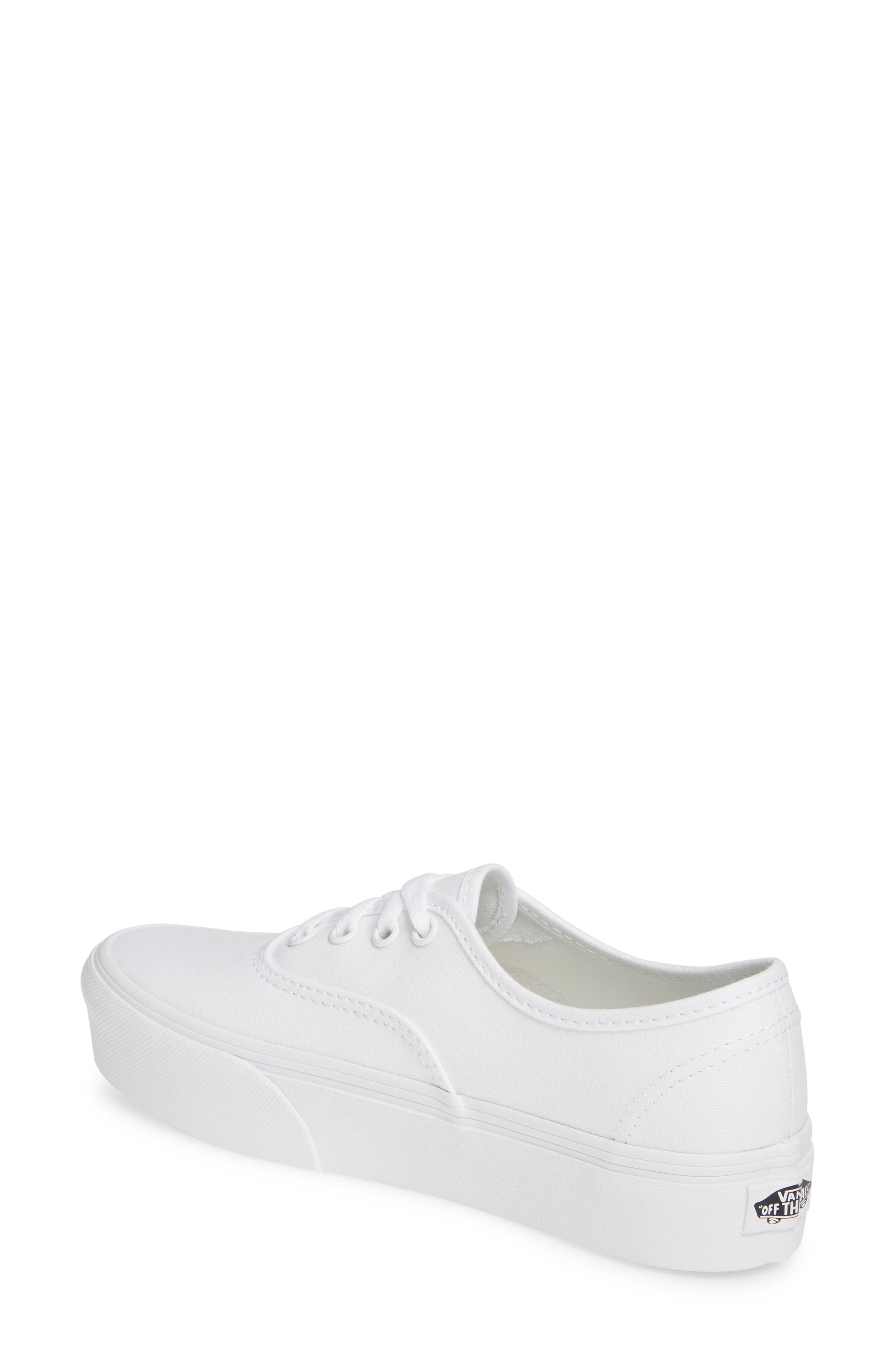 Vans Gender Inclusive Authentic Platform Sneaker, Alternate, color, 