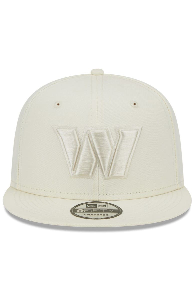 Men's New Era Cream Washington Commanders Color Pack 9FIFTY Snapback Hat, Alternate, color, Cream