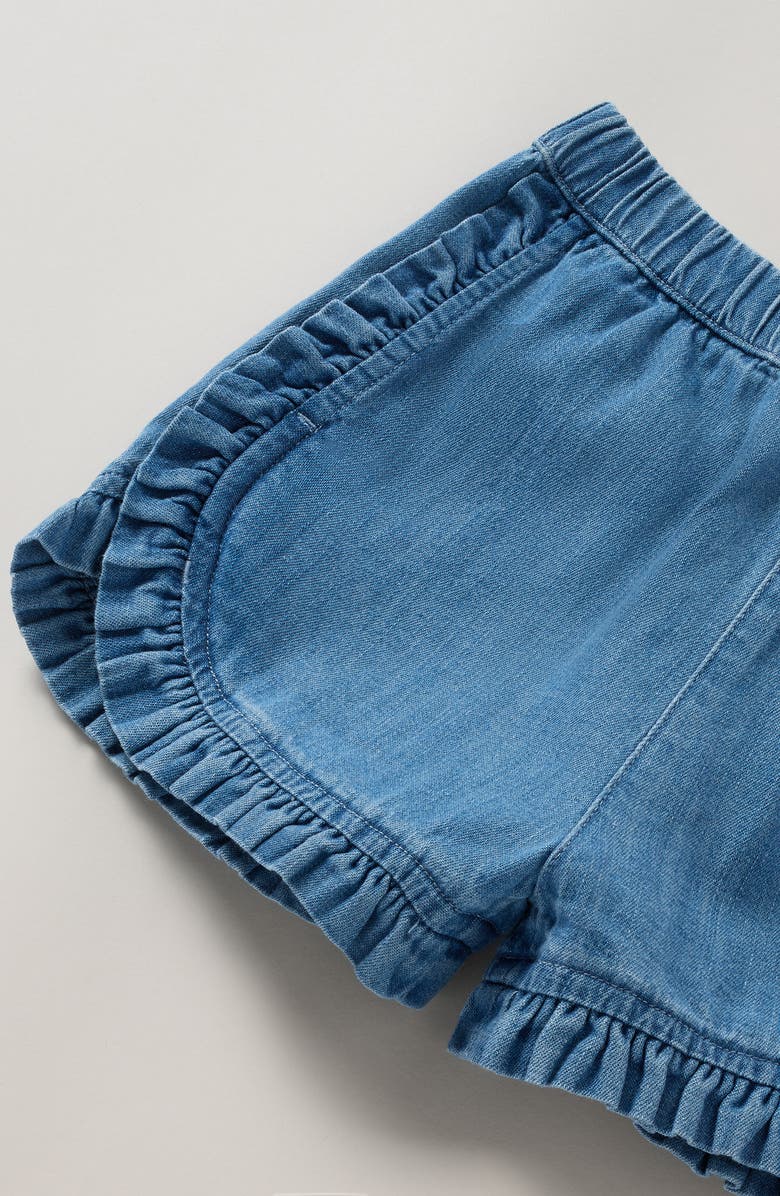 Tucker + Tate Kids' Ruffle Shorts, Alternate, color, Mid Gem Wash
