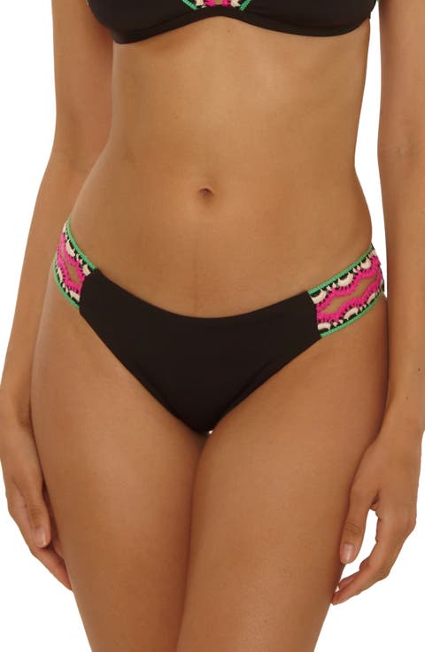 Malaga Crochet Tab Hipster Bikini Bottoms