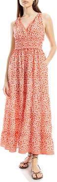 MAX STUDIO Print Sleeveless Maxi Sundress