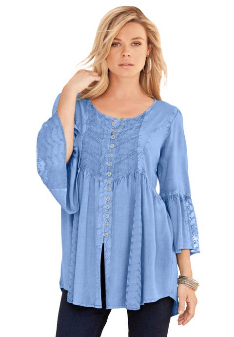 Taylor Acid Wash Big Shirt (Plus)