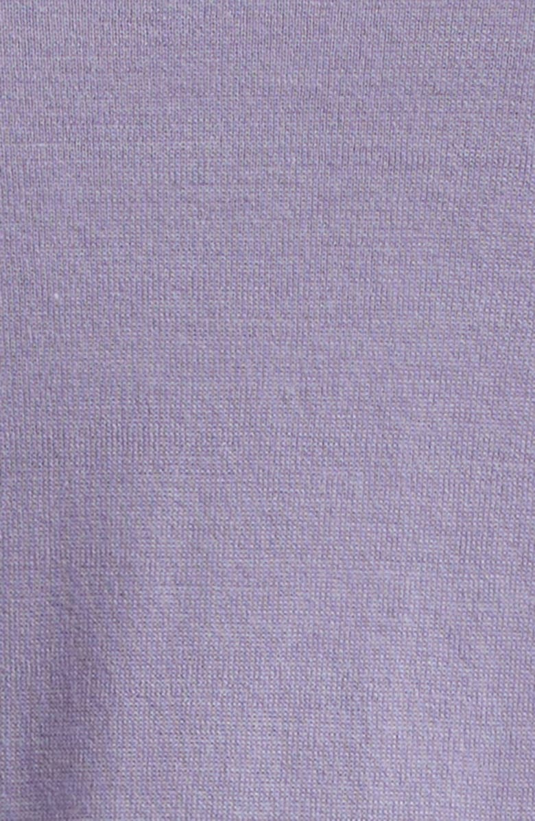 John Smedley Darley Merino Wool & Sea Island Cotton Gauze Sweater, Alternate, color, Lila