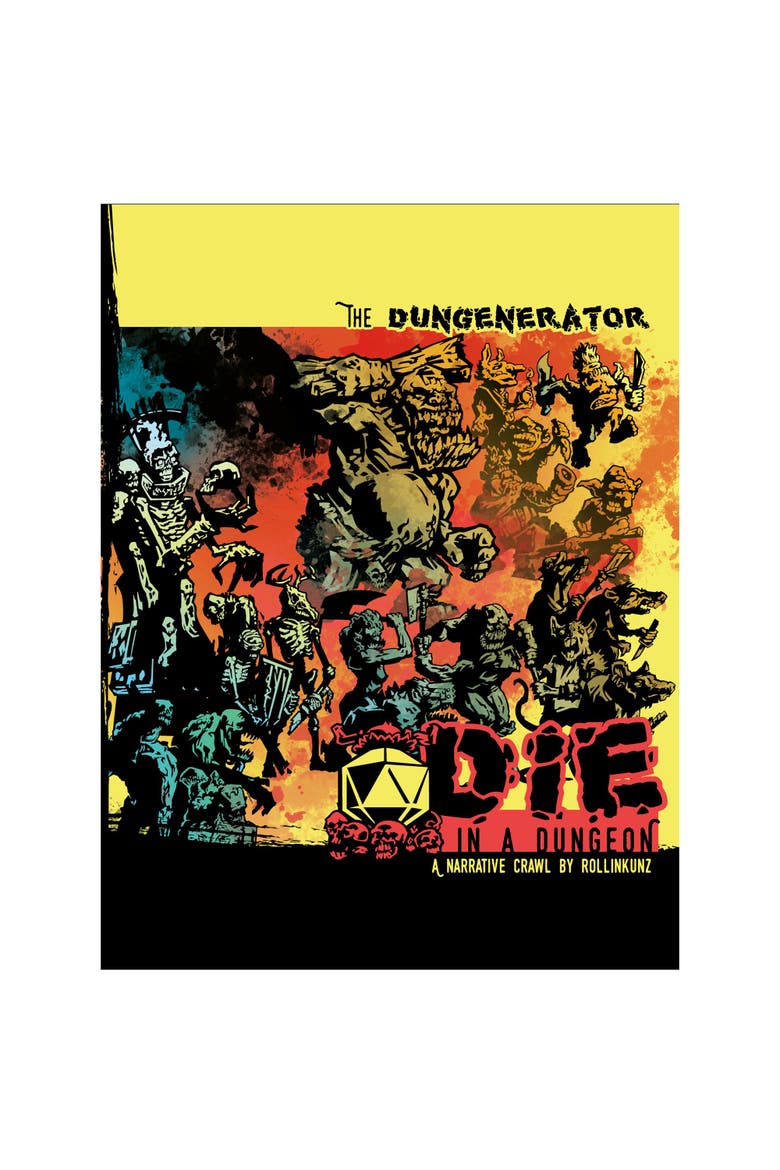 Narrative Crawler Card & Dice Game, Main, color, Multicolored