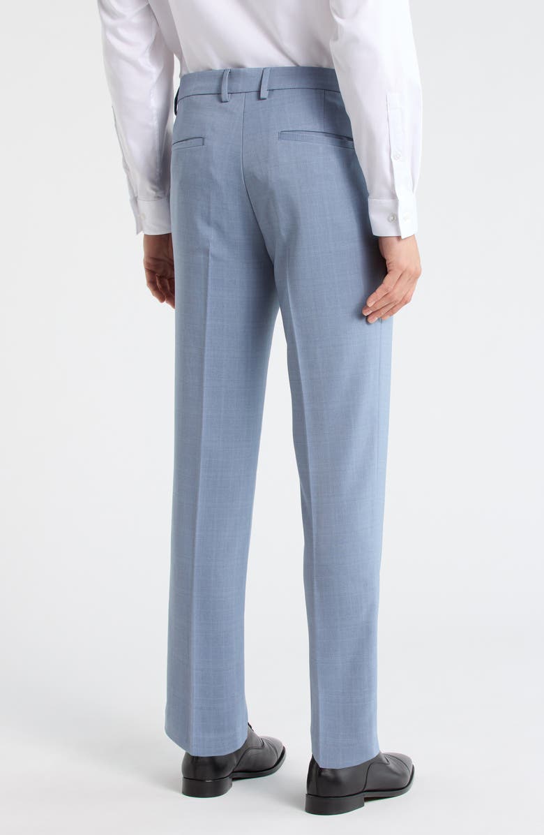 Kenneth Cole Reaction Tonal Plaid Pants, Alternate, color, Chambray