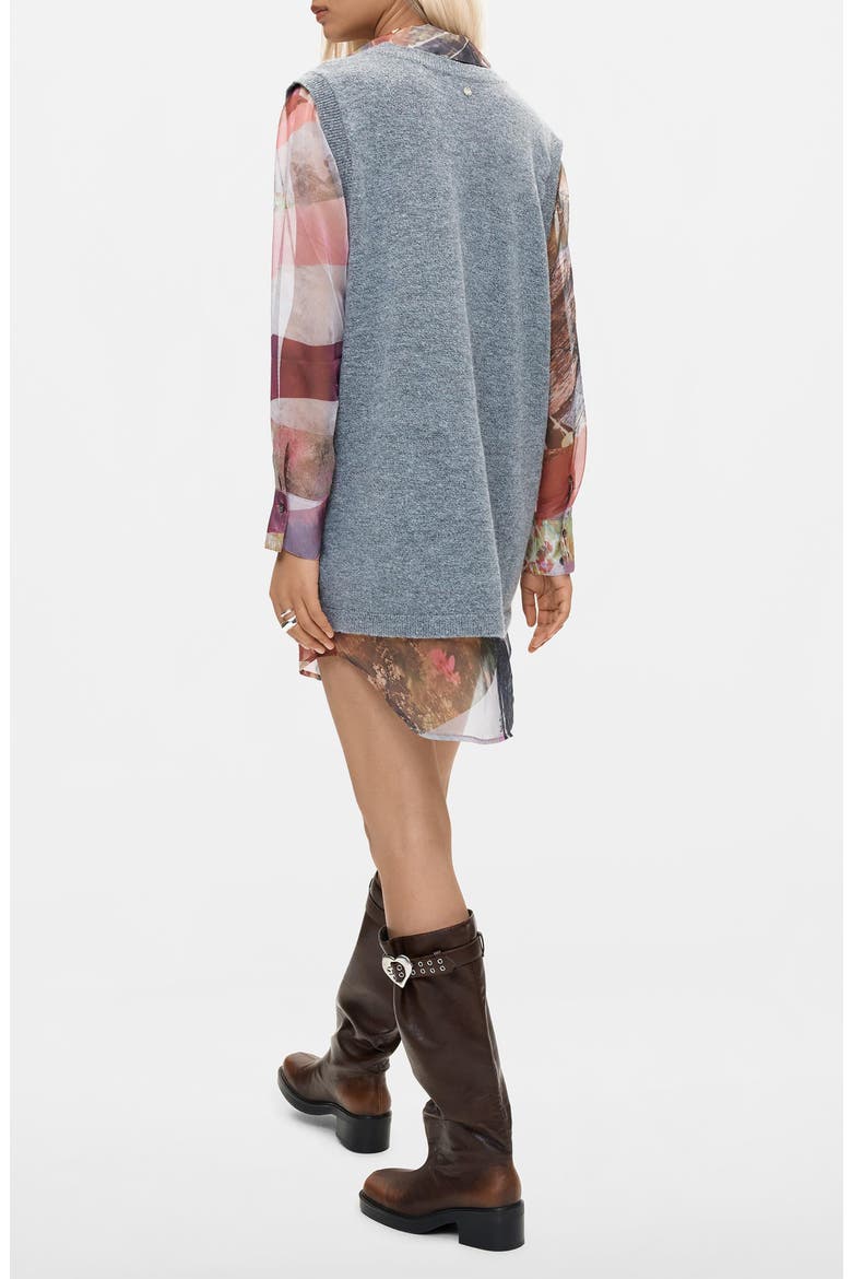 Hybrid Long Sleeved Dress, Alternate, color, DARK GREY
