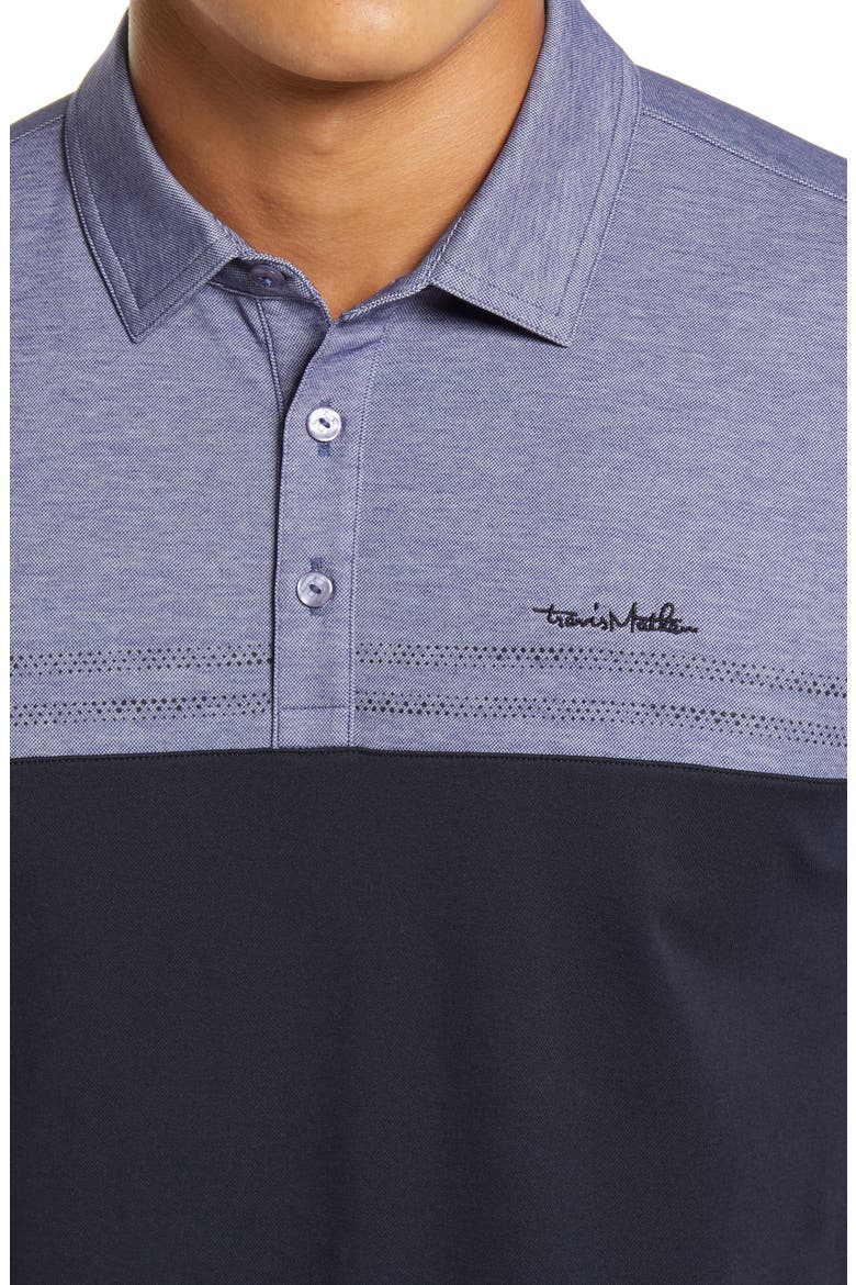 Old Fashioned Colorblock Piqué Polo, Alternate, color, HEATHER SKIPPER